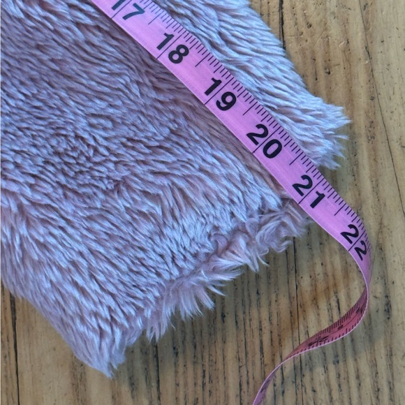Free People Pink Teddy Jacket with Faux Fur Trim - Picture 8 of 8